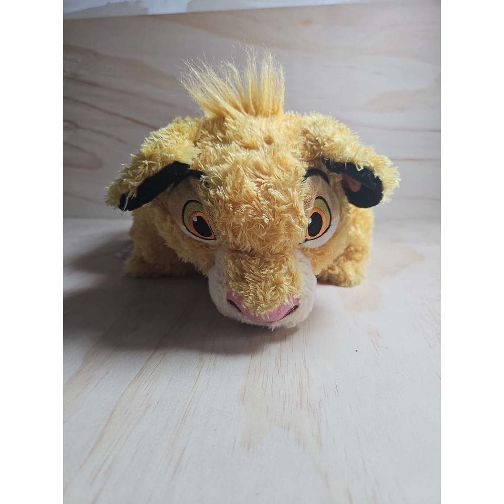 Disney Parks Simba Lion King Plush Pillow Stuffed Animal Disney Franchise 2016